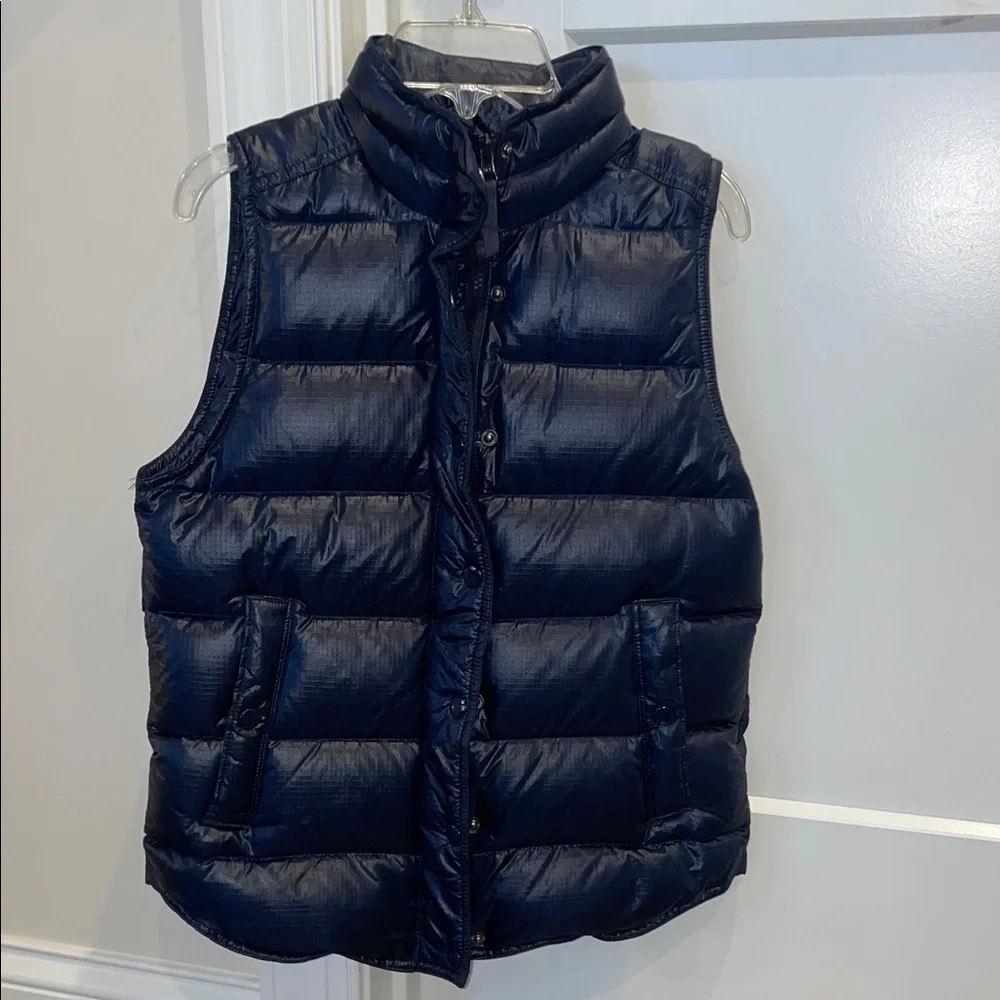 J. Crew Midnight Blue Quilted Vest